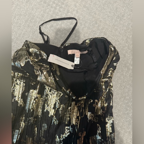 Hutch Mabel Foil Pleated Jumpsuit - Picture 4 of 5